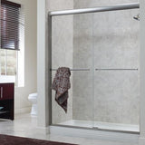 Semi-Framed Sliding Bypass Glass Shower Door - Cove