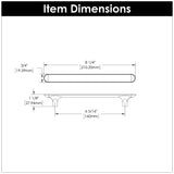 kitchen cabinet handles 6-5/16 Inch (160mm) Center to Center - Hickory Hardware