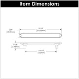 kitchen cabinet handles 6-5/16 Inch (160mm) Center to Center - Hickory Hardware