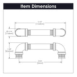 Kitchen Cabinet Pulls 3-3/4 Inch (96mm) Center to Center - Hickory Hardware