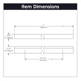 kitchen cabinet pulls 8-13/16 Inch (224mm) Center to Center - Hickory Hardware
