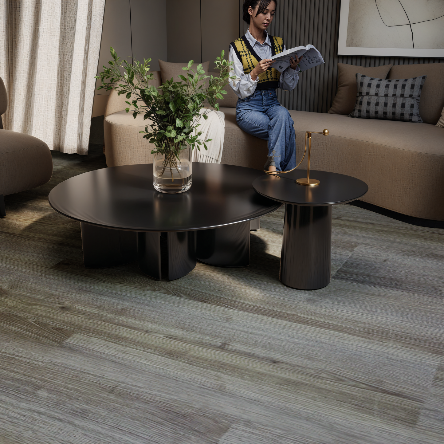 SPC Rigid Core Plank Fox & Hound Flooring, 9" x 60" x 6.5mm, 22 mil Wear Layer