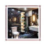 Frontlit/Backlit LED Lighted Bathroom Vanity Mirror with Frame, Anti-Fog, Touch Button, CRI 90+, Adjustable CCT & Memory, Magnum Style
