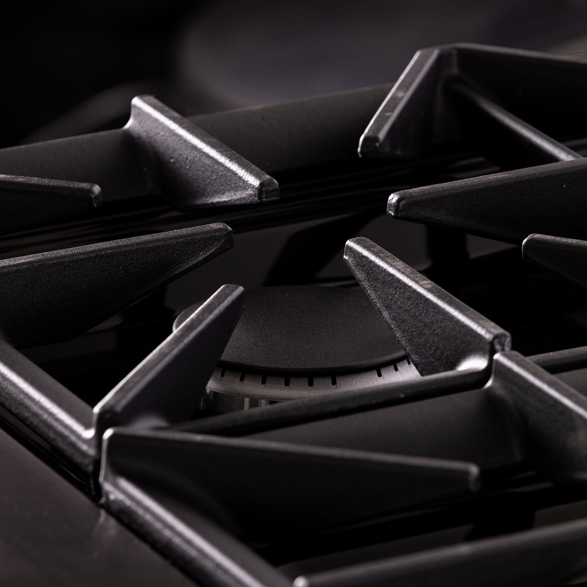 KUCHT Gemstone Professional 36 in. 5.2 cu. ft. Dual Fuel Range for Propane Gas with Sealed Burners and Convection Oven in  Titanium Stainless Steel