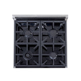 KUCHT Professional 24 in. 2.5 cu. ft. Natural Gas Range and Convection Oven in Stainless Steel with True Simmer Burners