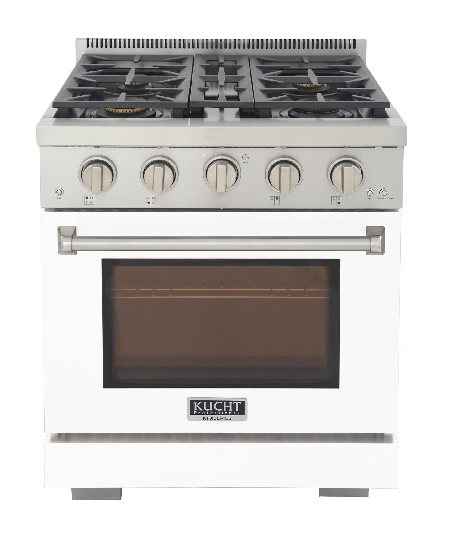 KUCHT Professional 30 in. 4.2 cu. ft. Propane Gas Range and Convection Oven with True Simmer Burners