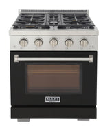 KUCHT Professional 30 in. 4.2 cu. ft. Natural Gas Range with Sealed Burners and Convection Oven