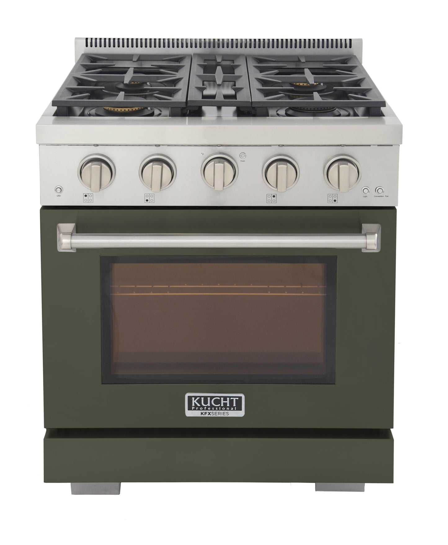 KUCHT Professional 30 in. 4.2 cu. ft. Propane Gas Range and Convection Oven with True Simmer Burners
