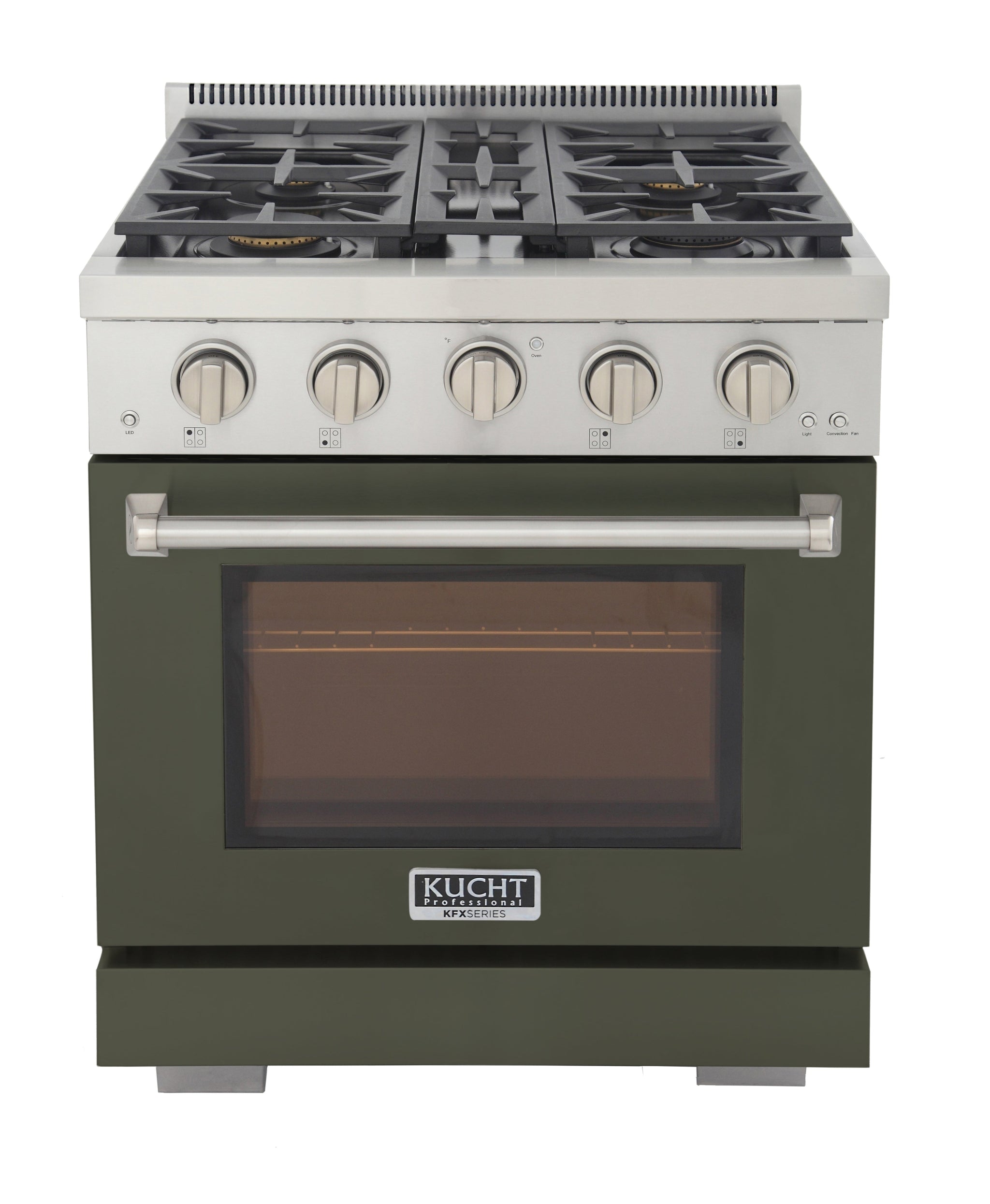 KUCHT Professional 30 in. 4.2 cu. ft. Propane Gas Range and Convection Oven with True Simmer Burners