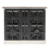 KUCHT Professional 30 in. 4.2 cu. ft. Natural Gas Range and Convection Oven with True Simmer Burners