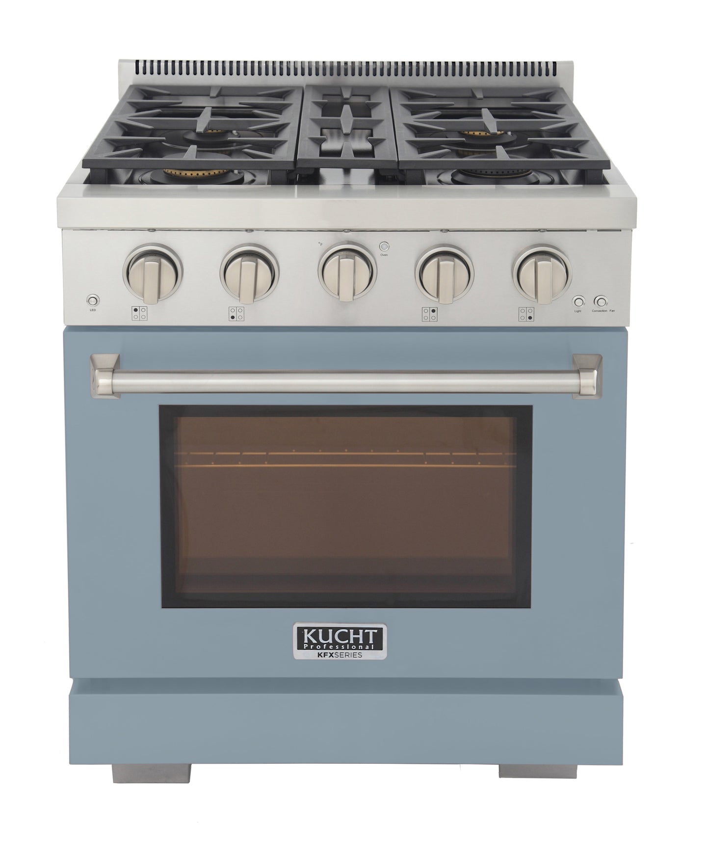 KUCHT Professional 30 in. 4.2 cu. ft. Natural Gas Range and Convection Oven with True Simmer Burners