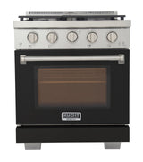 KUCHT Professional 30 in. 4.2 cu. ft. Natural Gas Range and Convection Oven with True Simmer Burners