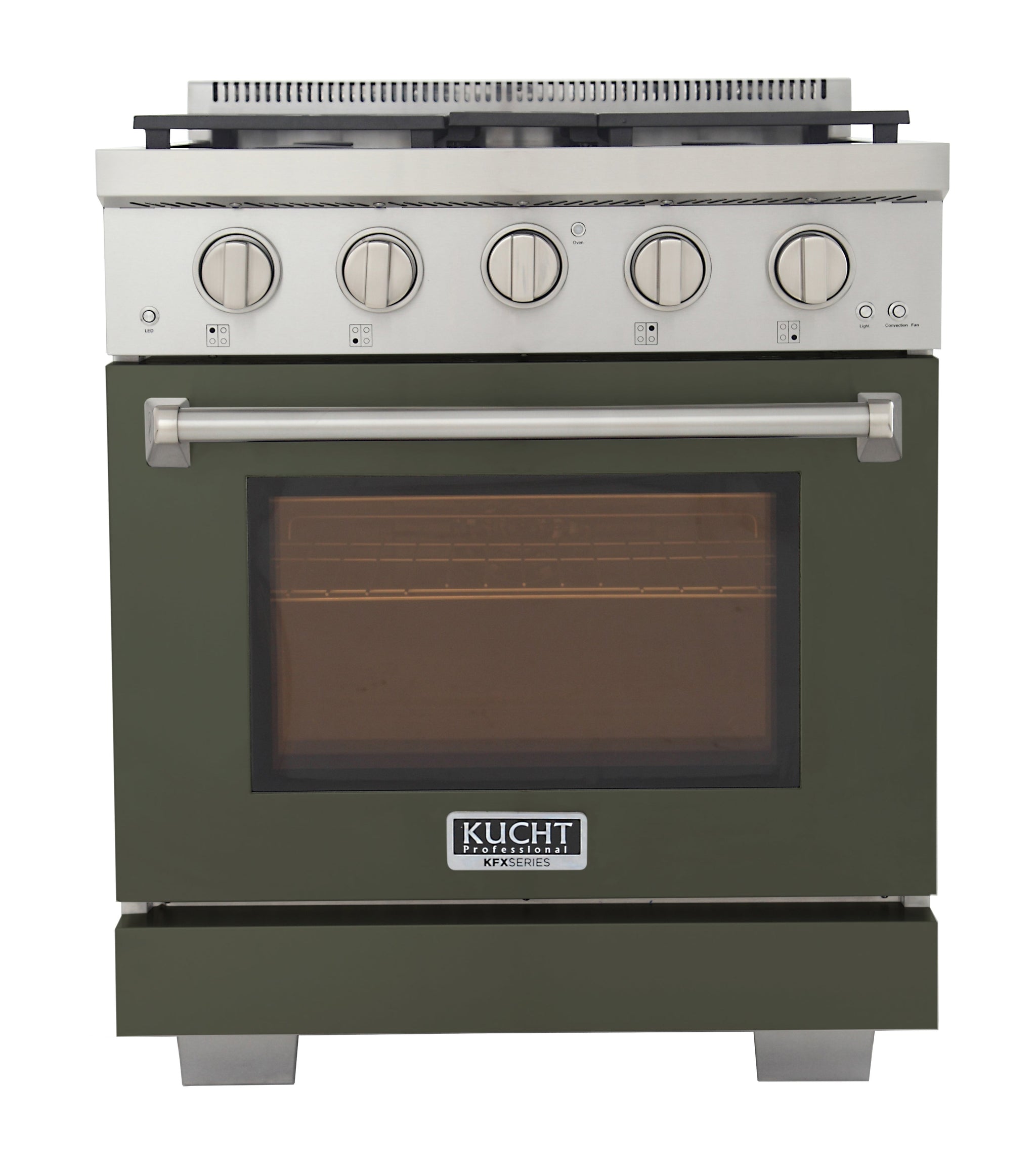 KUCHT Professional 30 in. 4.2 cu. ft. Propane Gas Range and Convection Oven with True Simmer Burners