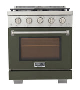 KUCHT Professional 30 in. 4.2 cu. ft. Natural Gas Range and Convection Oven with True Simmer Burners