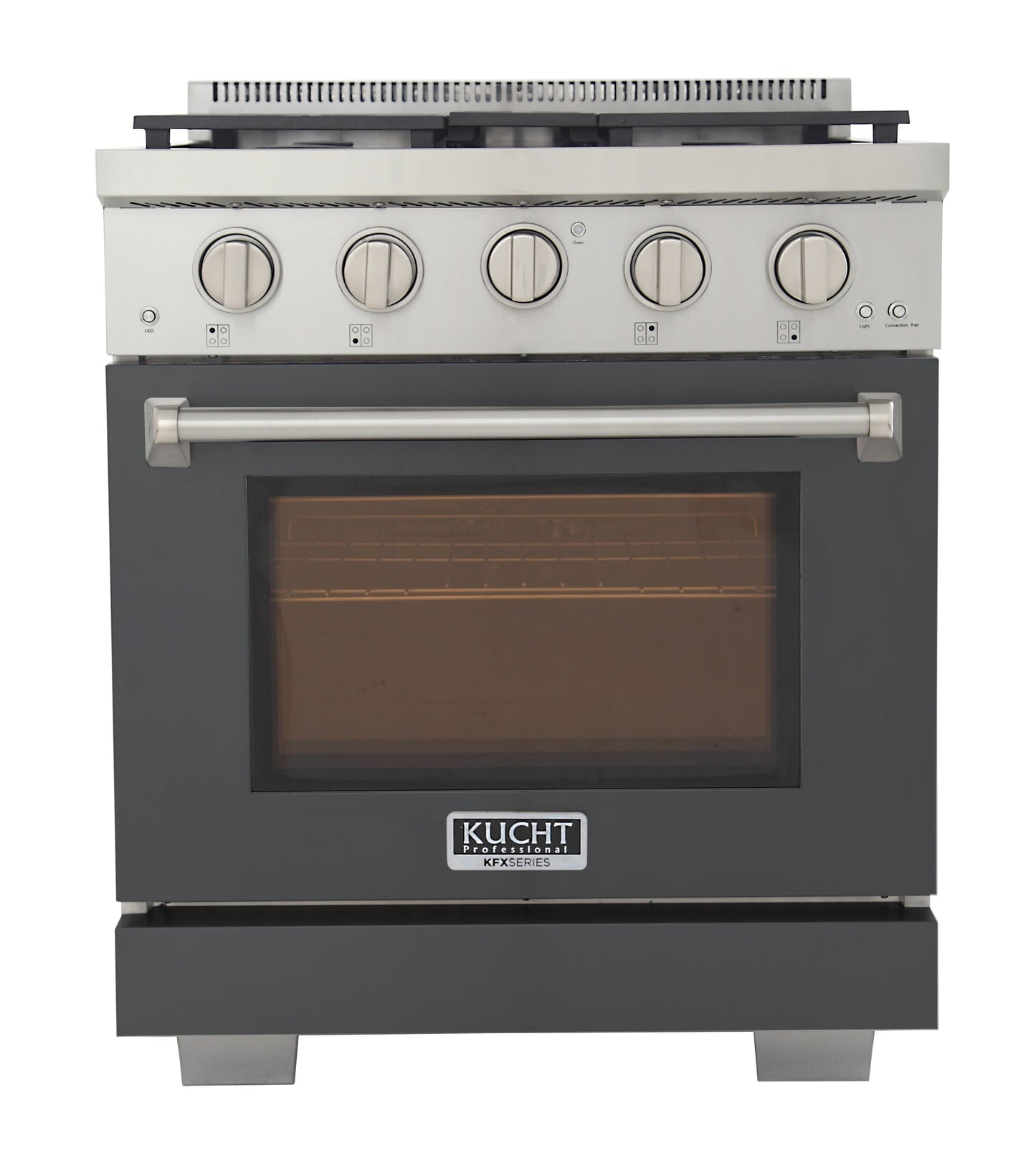 KUCHT Professional 30 in. 4.2 cu. ft. Propane Gas Range and Convection Oven with True Simmer Burners