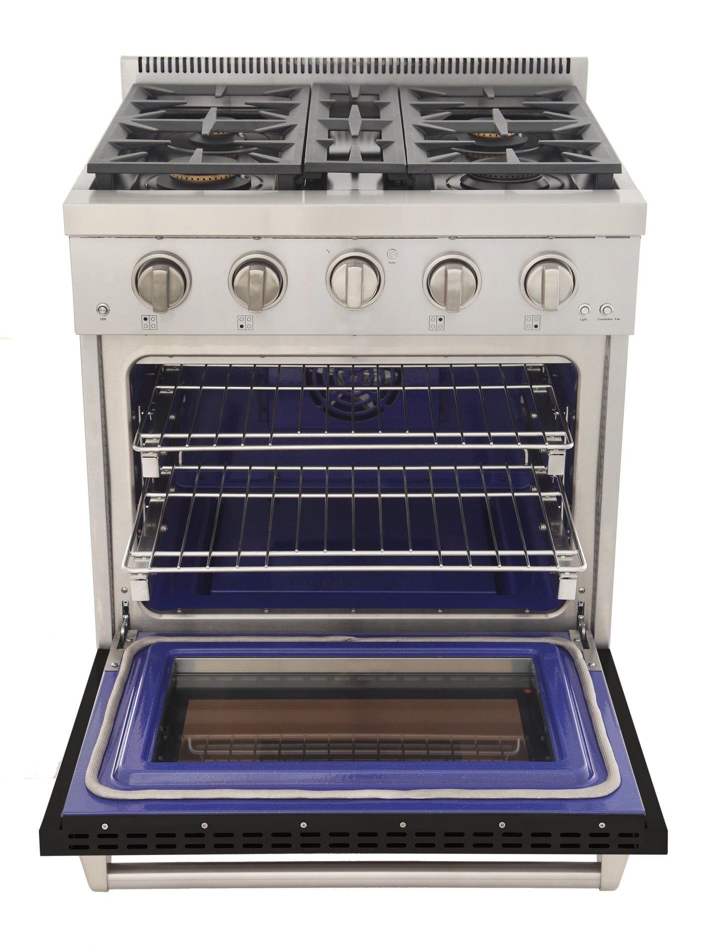 KUCHT Professional 30 in. 4.2 cu. ft. Natural Gas Range with Sealed Burners and Convection Oven
