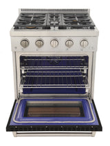 KUCHT Professional 30 in. 4.2 cu. ft. Natural Gas Range with Sealed Burners and Convection Oven