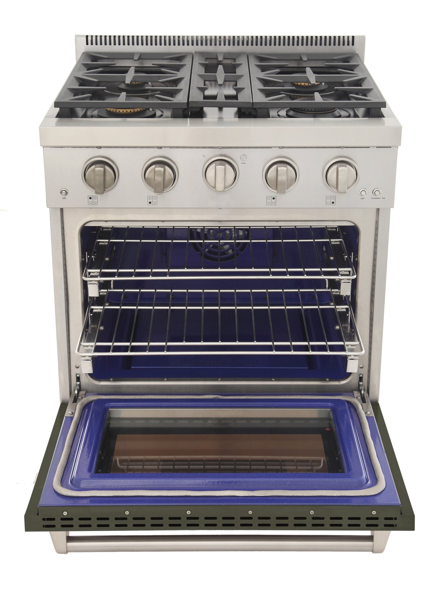 KUCHT Professional 30 in. 4.2 cu. ft. Propane Gas Range with Sealed Burners and Convection Oven