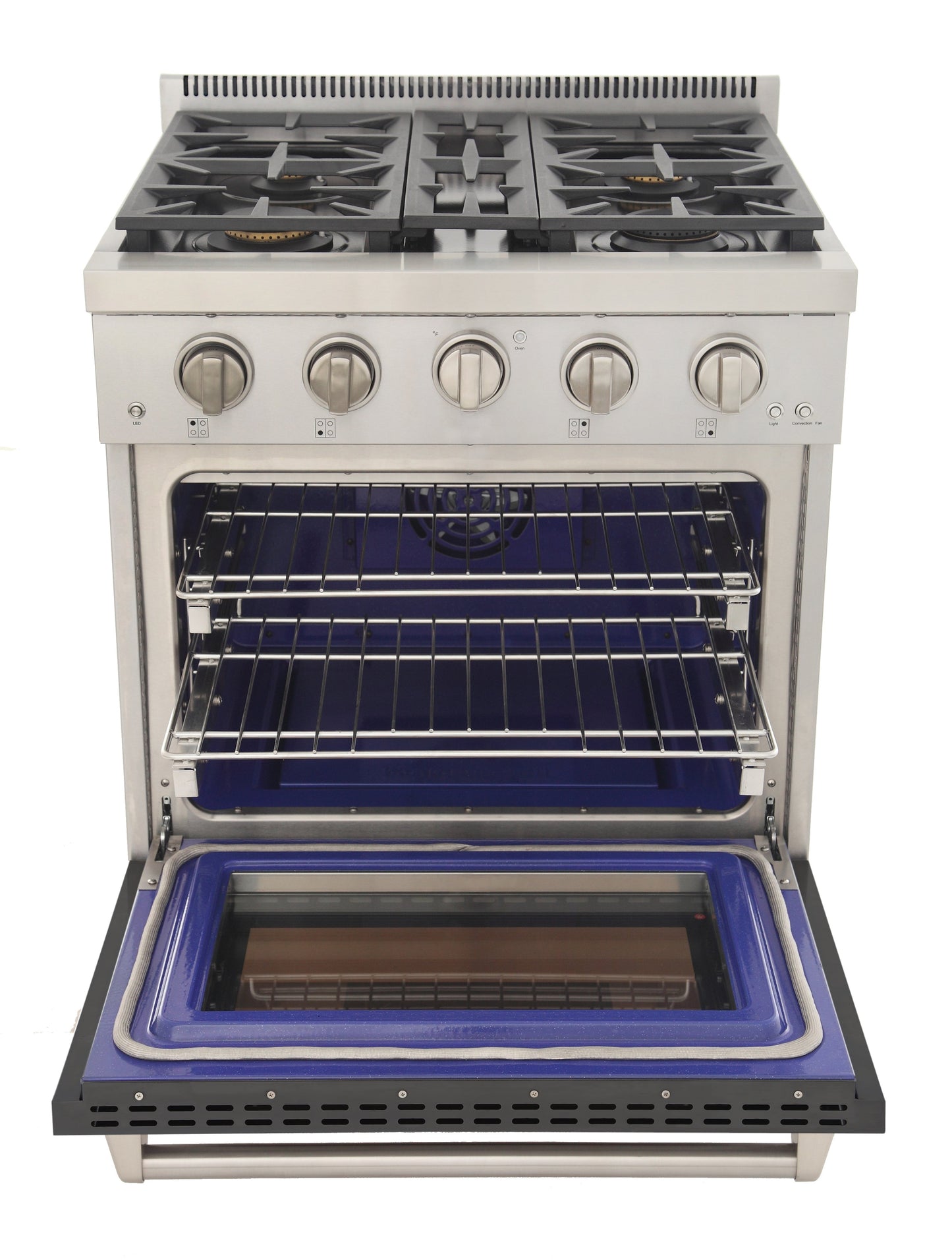 KUCHT Professional 30 in. 4.2 cu. ft. Natural Gas Range and Convection Oven with True Simmer Burners