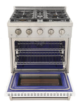 KUCHT Professional 30 in. 4.2 cu. ft. Propane Gas Range and Convection Oven with True Simmer Burners