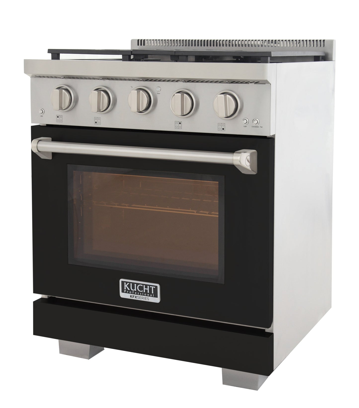 KUCHT Professional 30 in. 4.2 cu. ft. Propane Gas Range and Convection Oven with True Simmer Burners