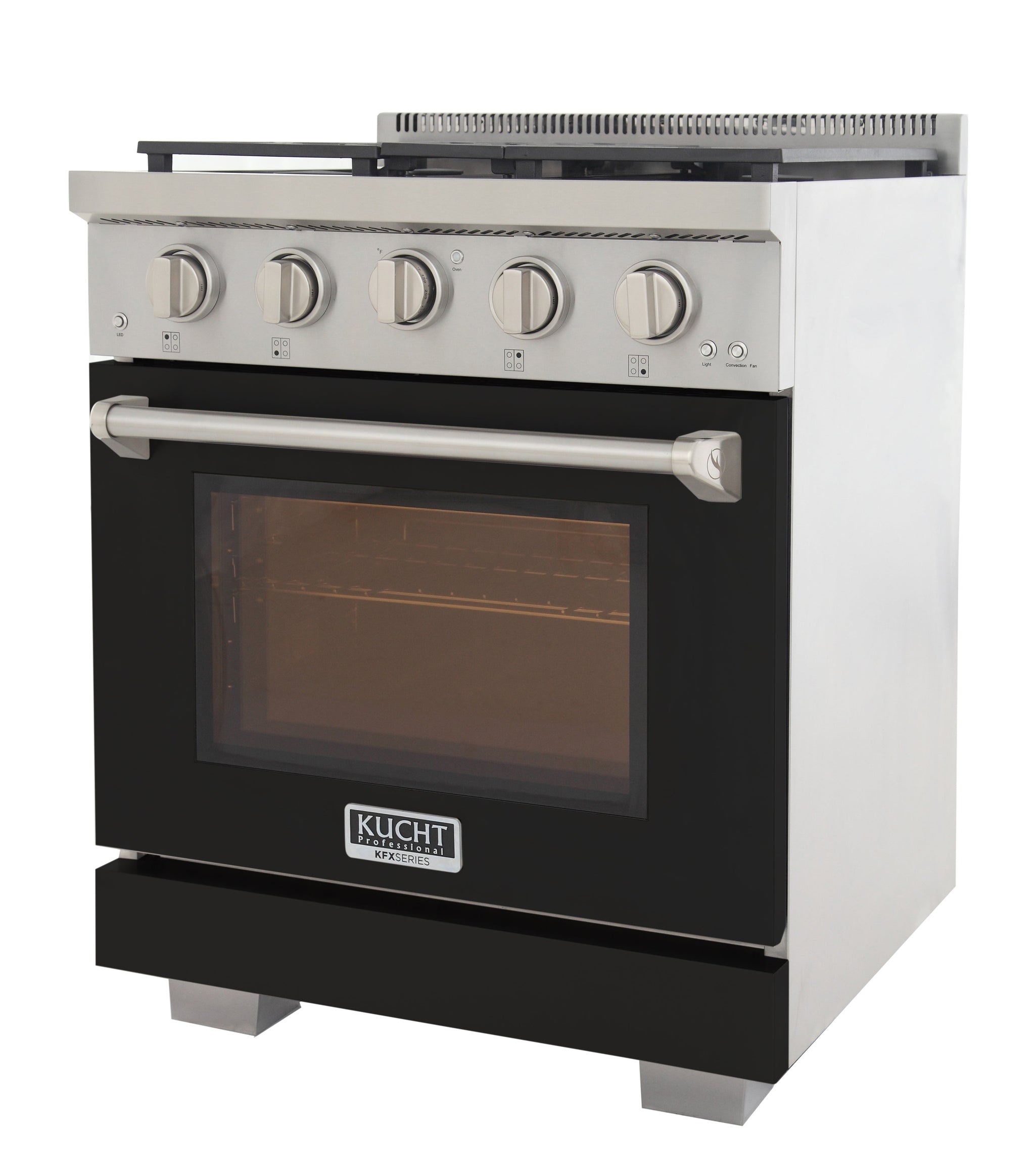 KUCHT Professional 30 in. 4.2 cu. ft. Propane Gas Range and Convection Oven with True Simmer Burners