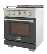 KUCHT Professional 30 in. 4.2 cu. ft. Propane Gas Range with Sealed Burners and Convection Oven