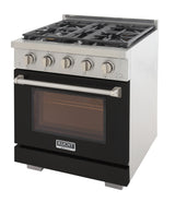 KUCHT Professional 30 in. 4.2 cu. ft. Natural Gas Range and Convection Oven with True Simmer Burners