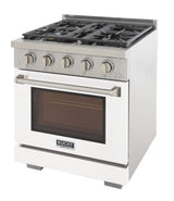 KUCHT Professional 30 in. 4.2 cu. ft. Natural Gas Range and Convection Oven with True Simmer Burners