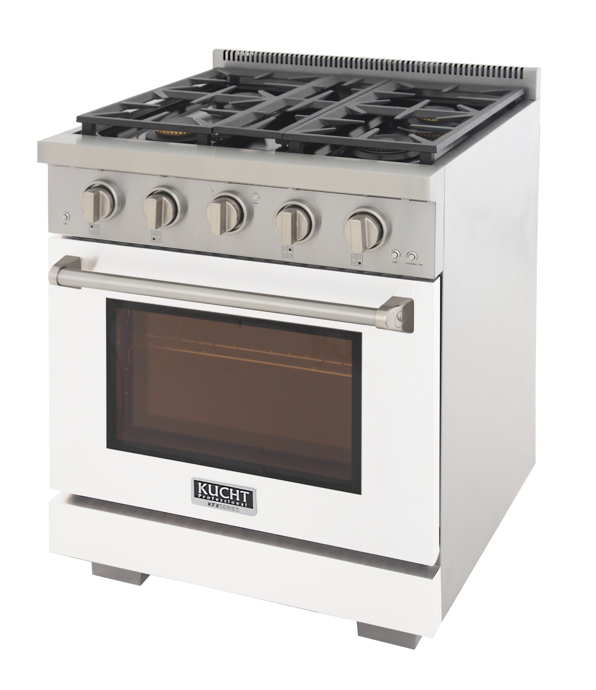 KUCHT Professional 30 in. 4.2 cu. ft. Propane Gas Range with Sealed Burners and Convection Oven
