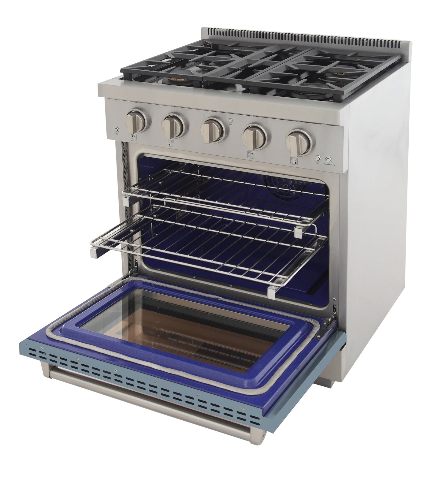 KUCHT Professional 30 in. 4.2 cu. ft. Propane Gas Range with Sealed Burners and Convection Oven
