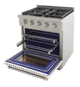 KUCHT Professional 30 in. 4.2 cu. ft. Propane Gas Range and Convection Oven with True Simmer Burners