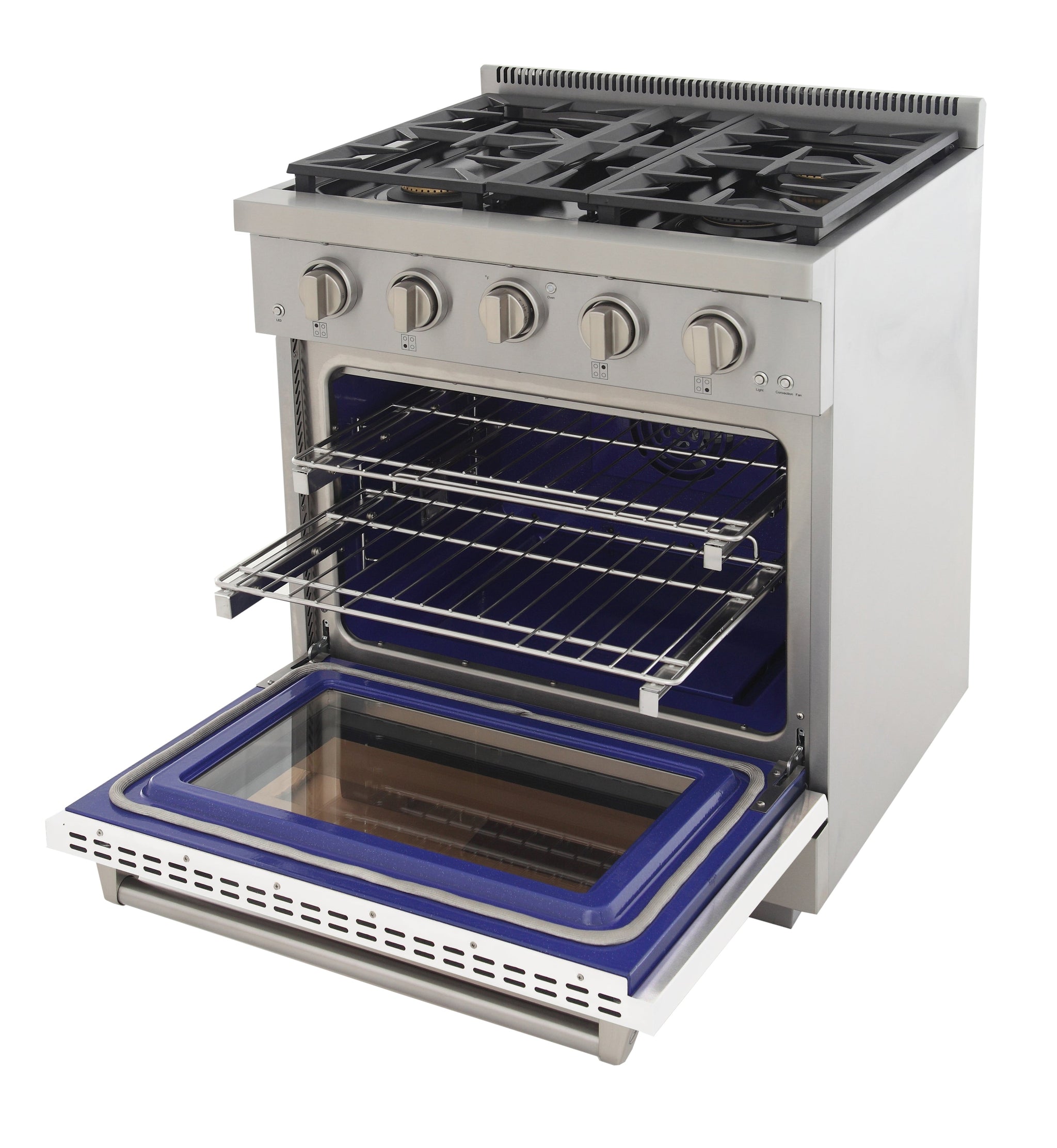 KUCHT Professional 30 in. 4.2 cu. ft. Propane Gas Range and Convection Oven with True Simmer Burners