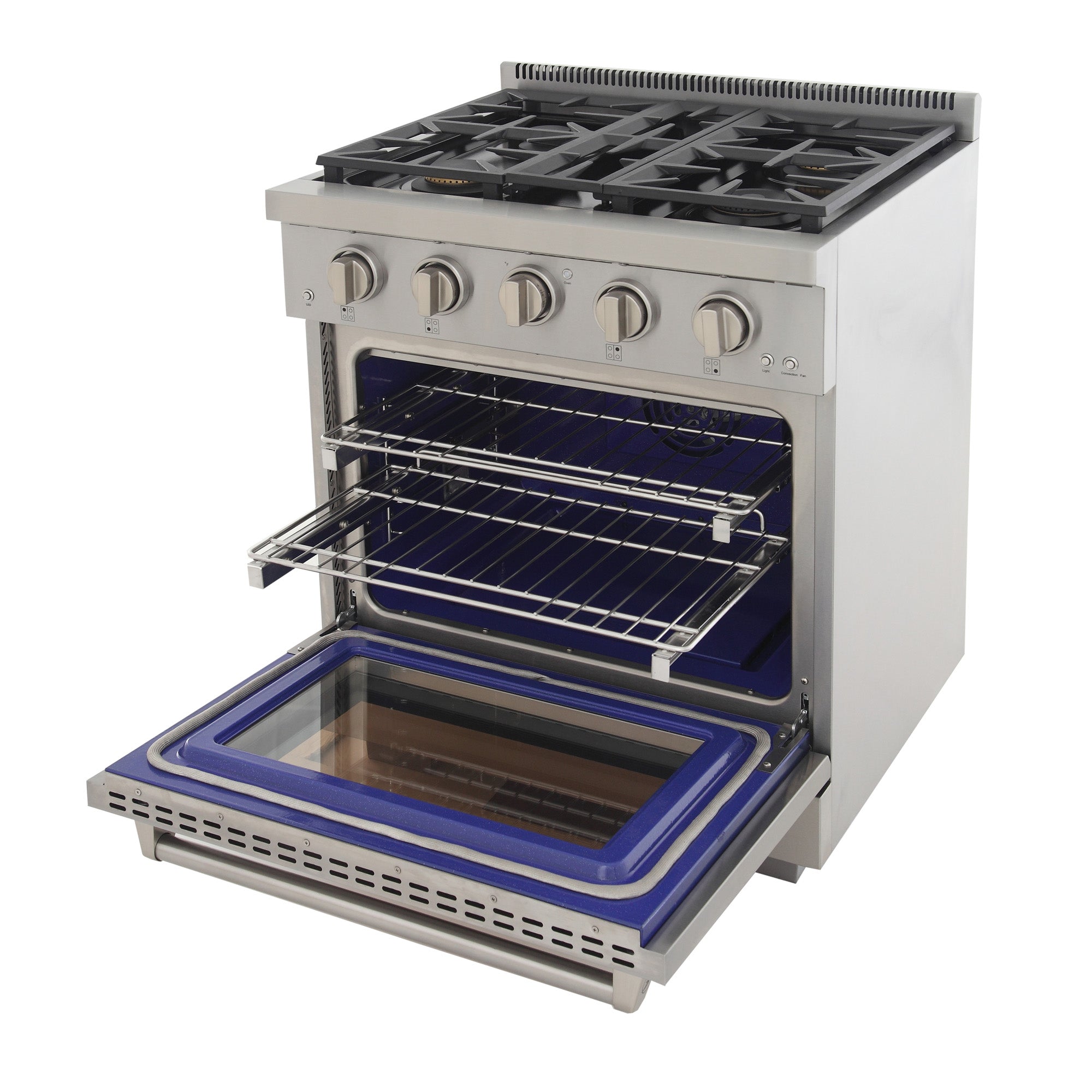 KUCHT Professional 30 in. 4.2 cu. ft. Propane Gas Range and Convection Oven with True Simmer Burners