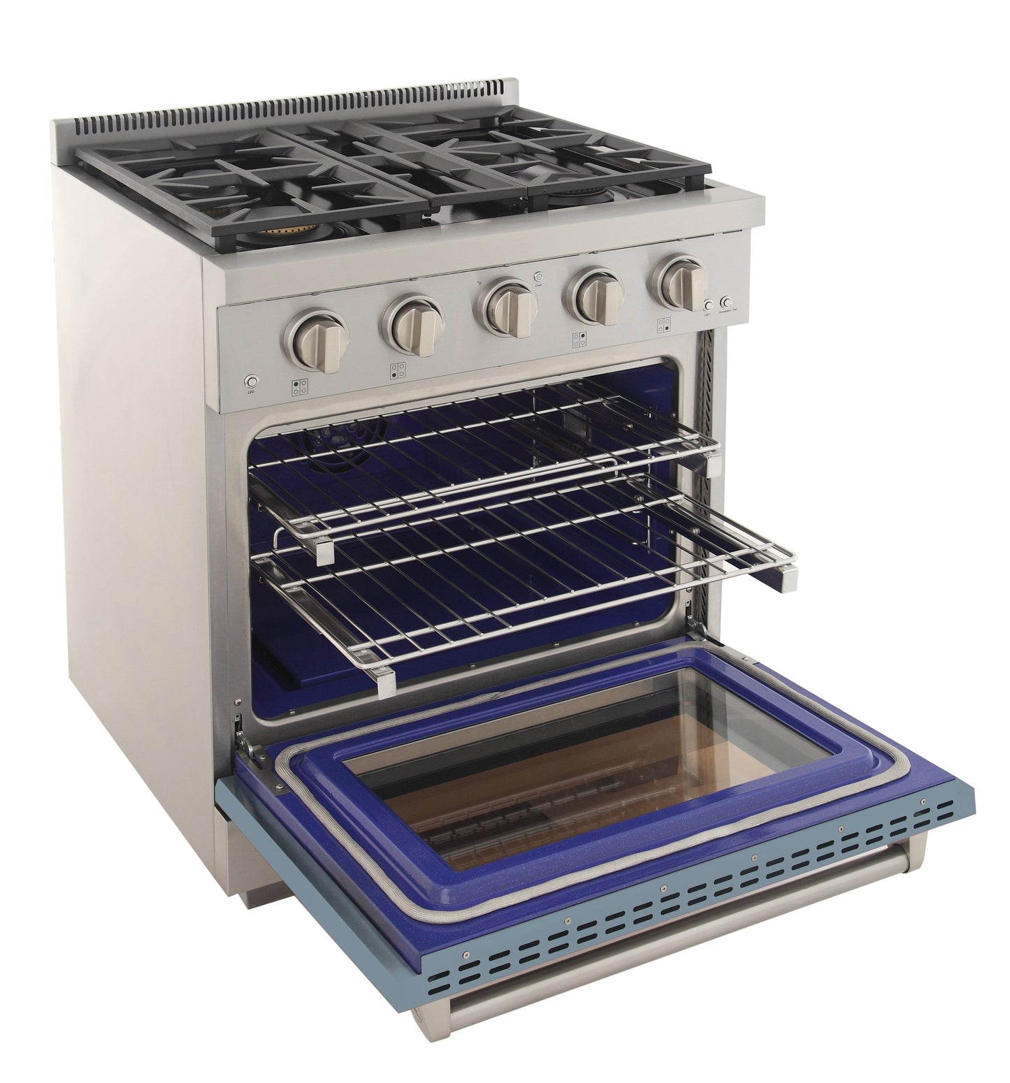 KUCHT Professional 30 in. 4.2 cu. ft. Propane Gas Range with Sealed Burners and Convection Oven