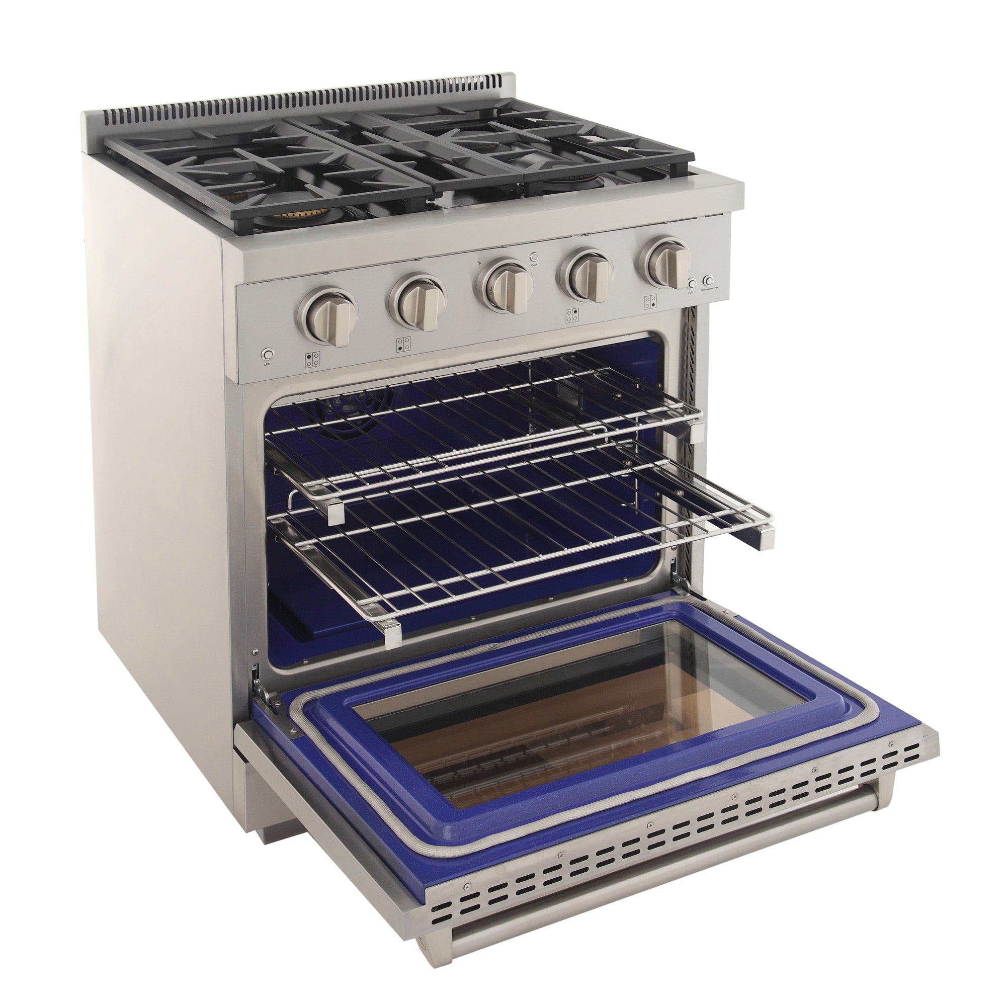 KUCHT Professional 30 in. 4.2 cu. ft. Propane Gas Range and Convection Oven with True Simmer Burners