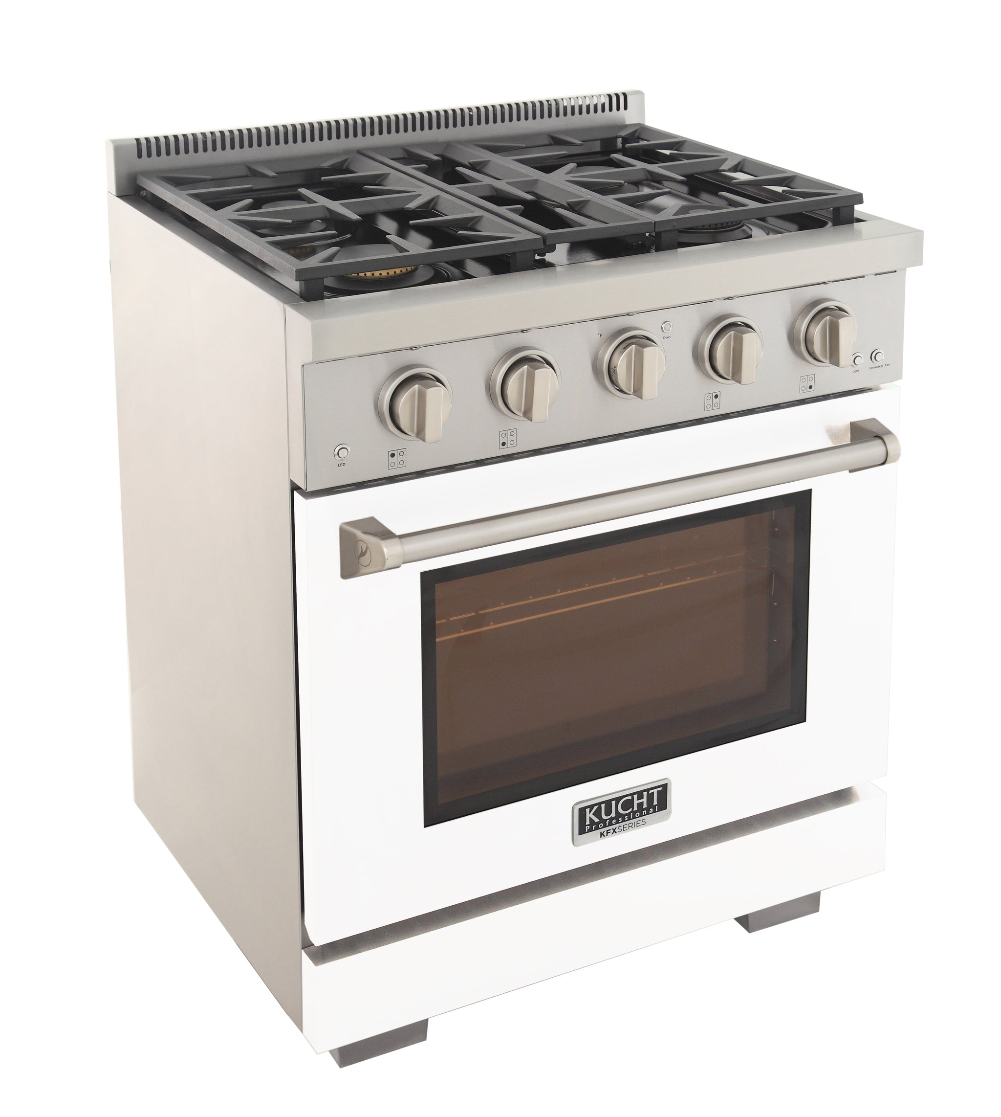 KUCHT Professional 30 in. 4.2 cu. ft. Propane Gas Range and Convection Oven with True Simmer Burners