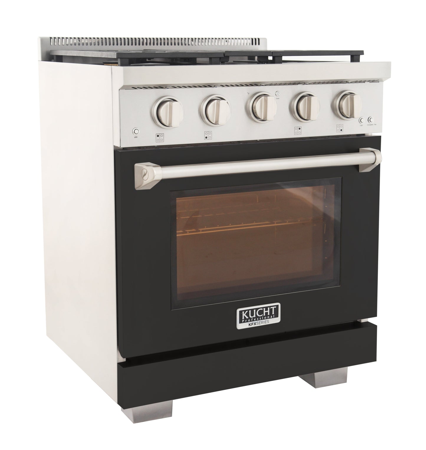 KUCHT Professional 30 in. 4.2 cu. ft. Propane Gas Range and Convection Oven with True Simmer Burners