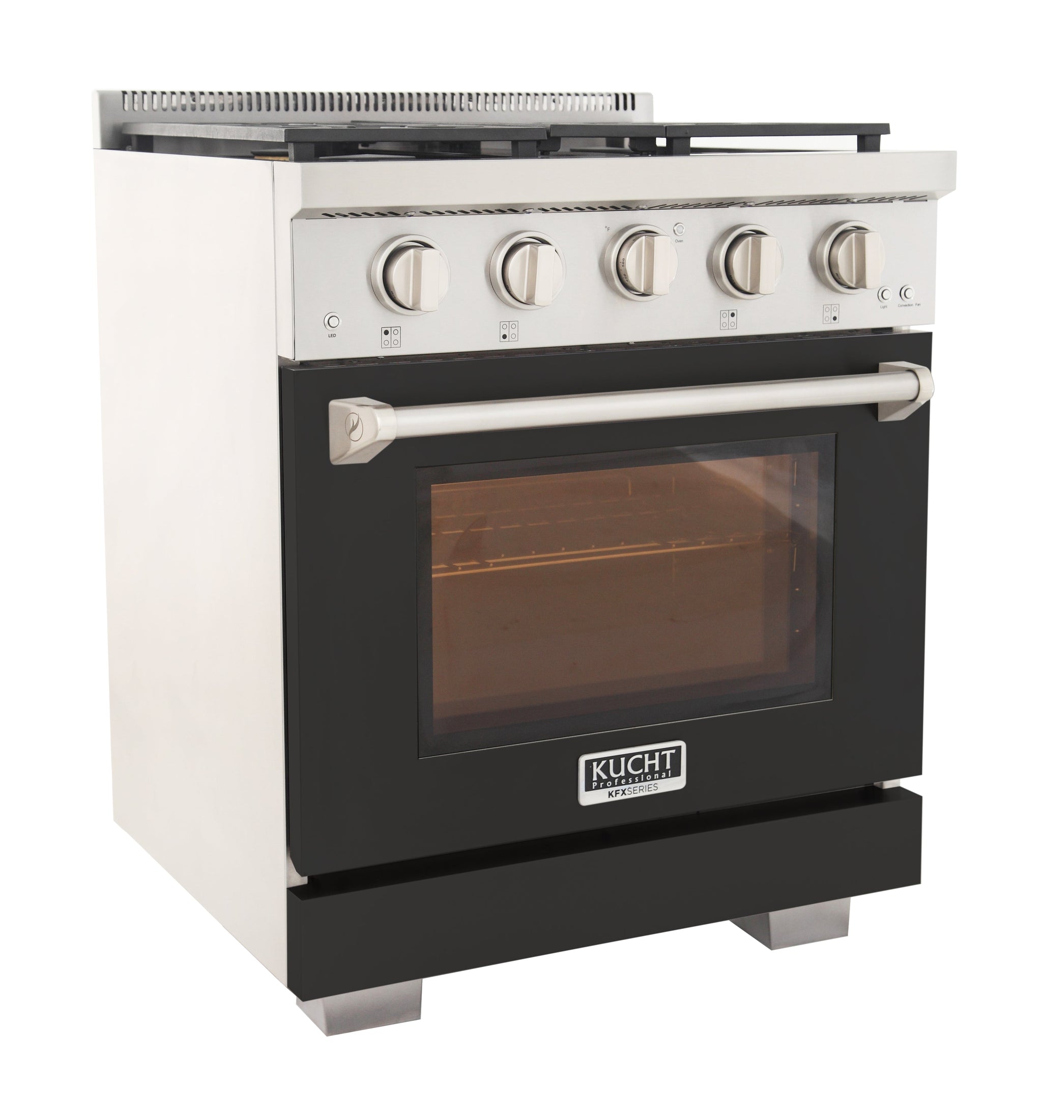 KUCHT Professional 30 in. 4.2 cu. ft. Propane Gas Range and Convection Oven with True Simmer Burners