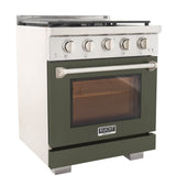 KUCHT Professional 30 in. 4.2 cu. ft. Propane Gas Range with Sealed Burners and Convection Oven
