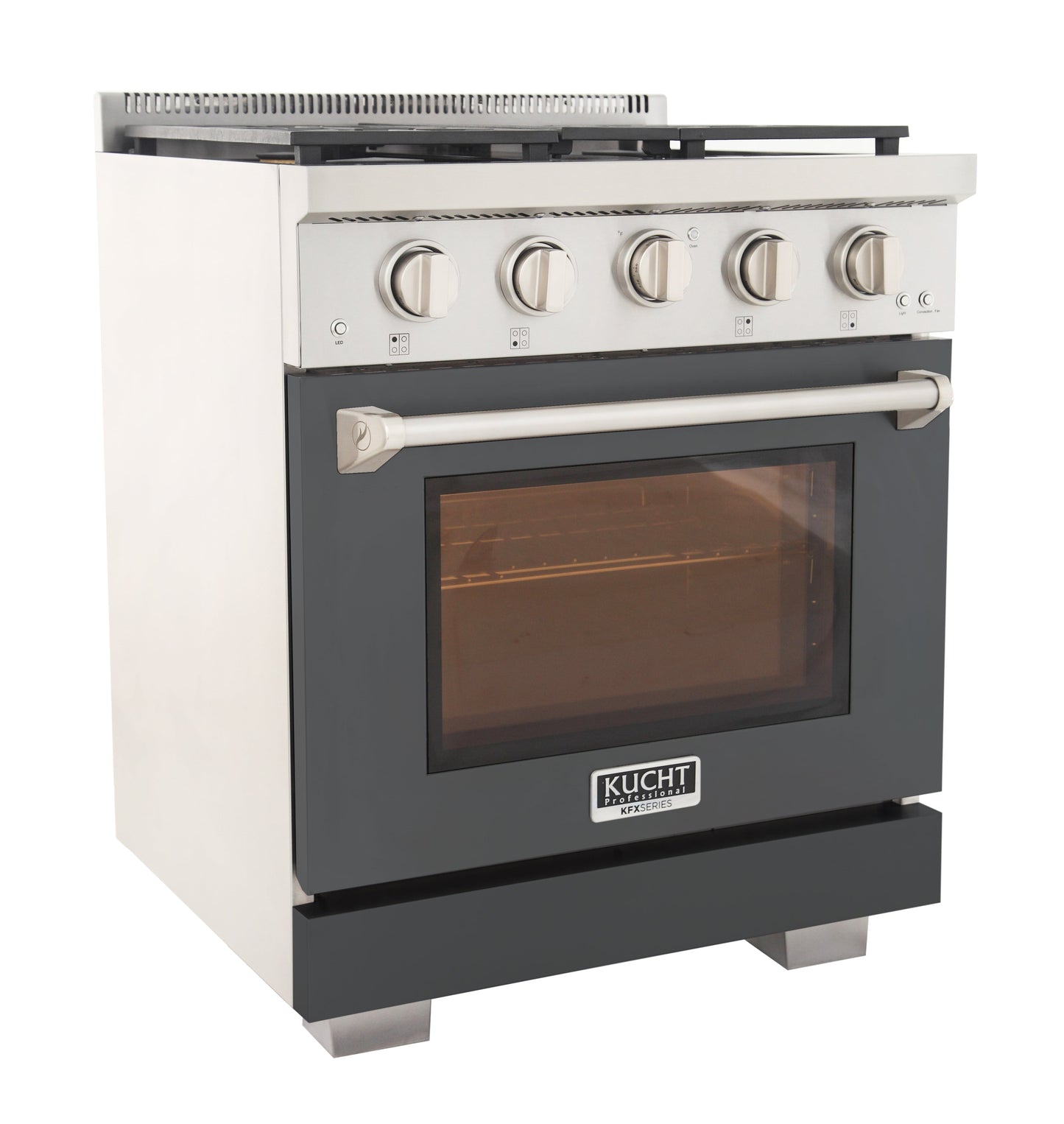 KUCHT Professional 30 in. 4.2 cu. ft. Propane Gas Range and Convection Oven with True Simmer Burners