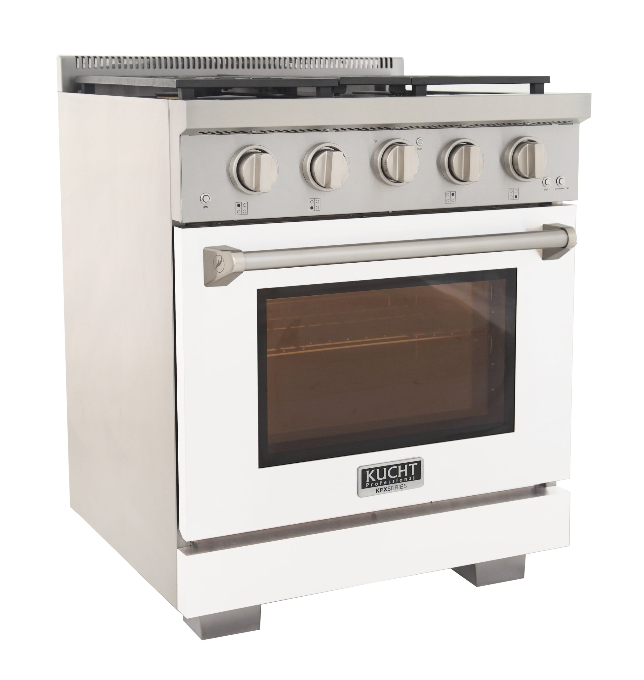 KUCHT Professional 30 in. 4.2 cu. ft. Propane Gas Range and Convection Oven with True Simmer Burners
