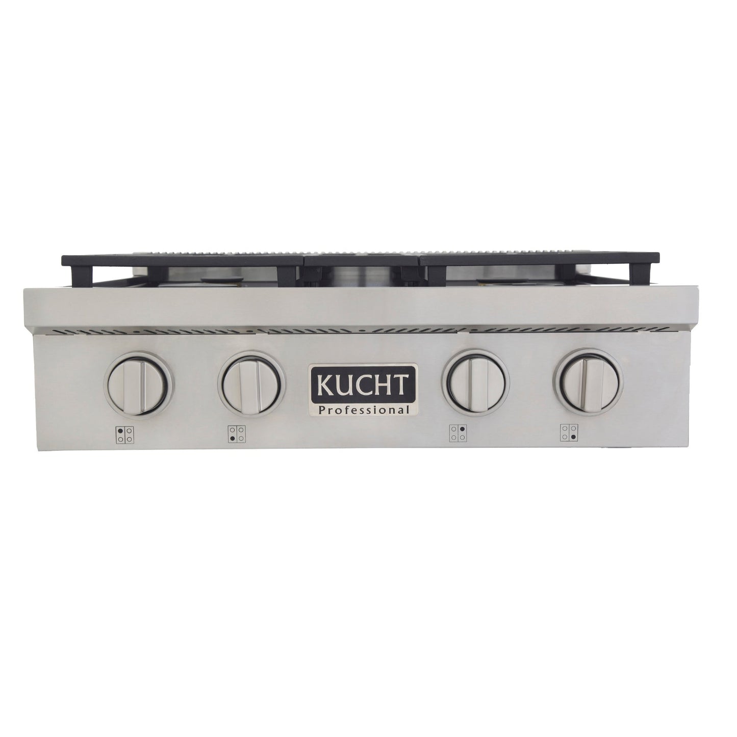 KUCHT Professional 30 in. Propane Gas Range Top with Sealed Burners in Stainless Steel