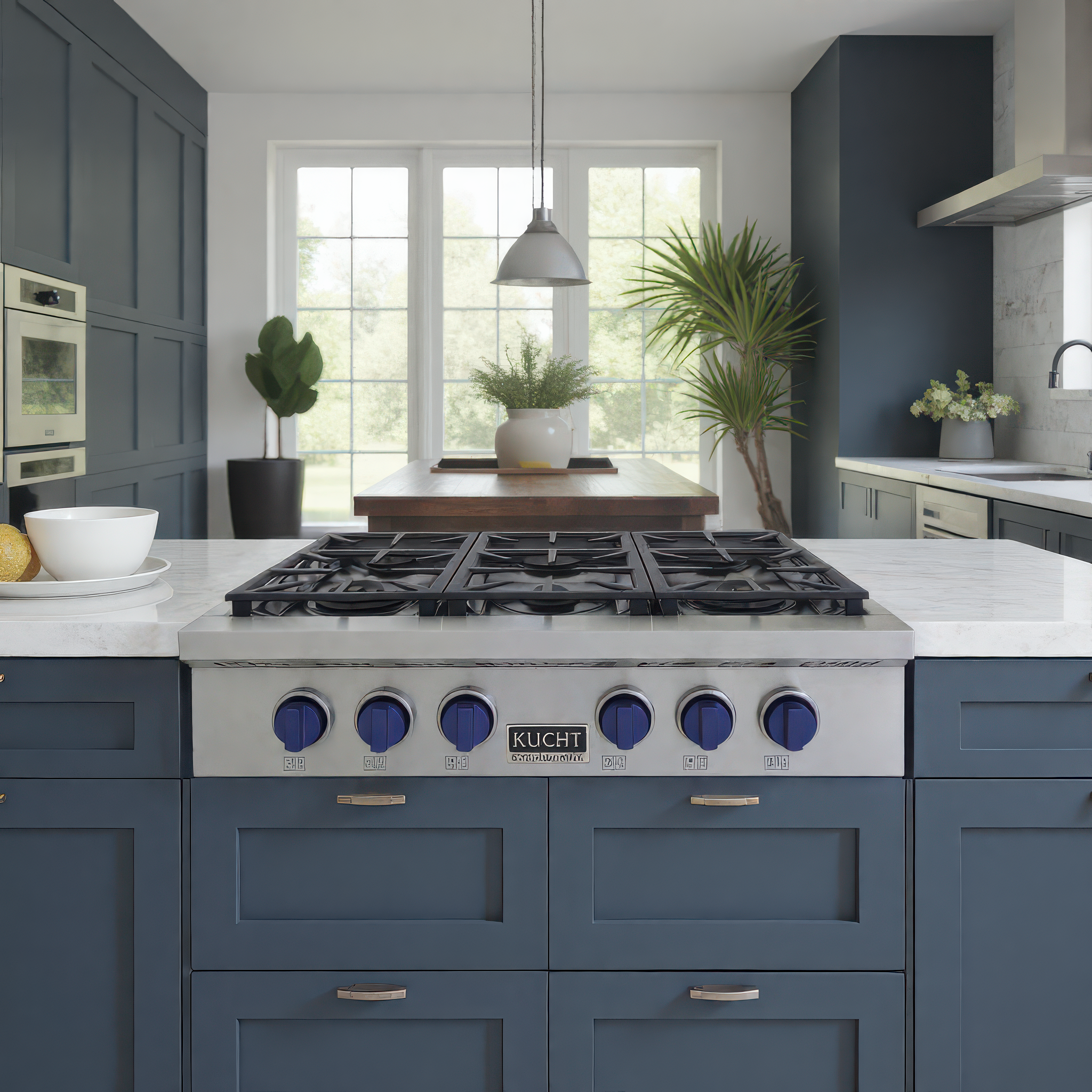 KUCHT Professional 36 in. Propane Gas Range Top with Sealed Burners in Stainless Steel