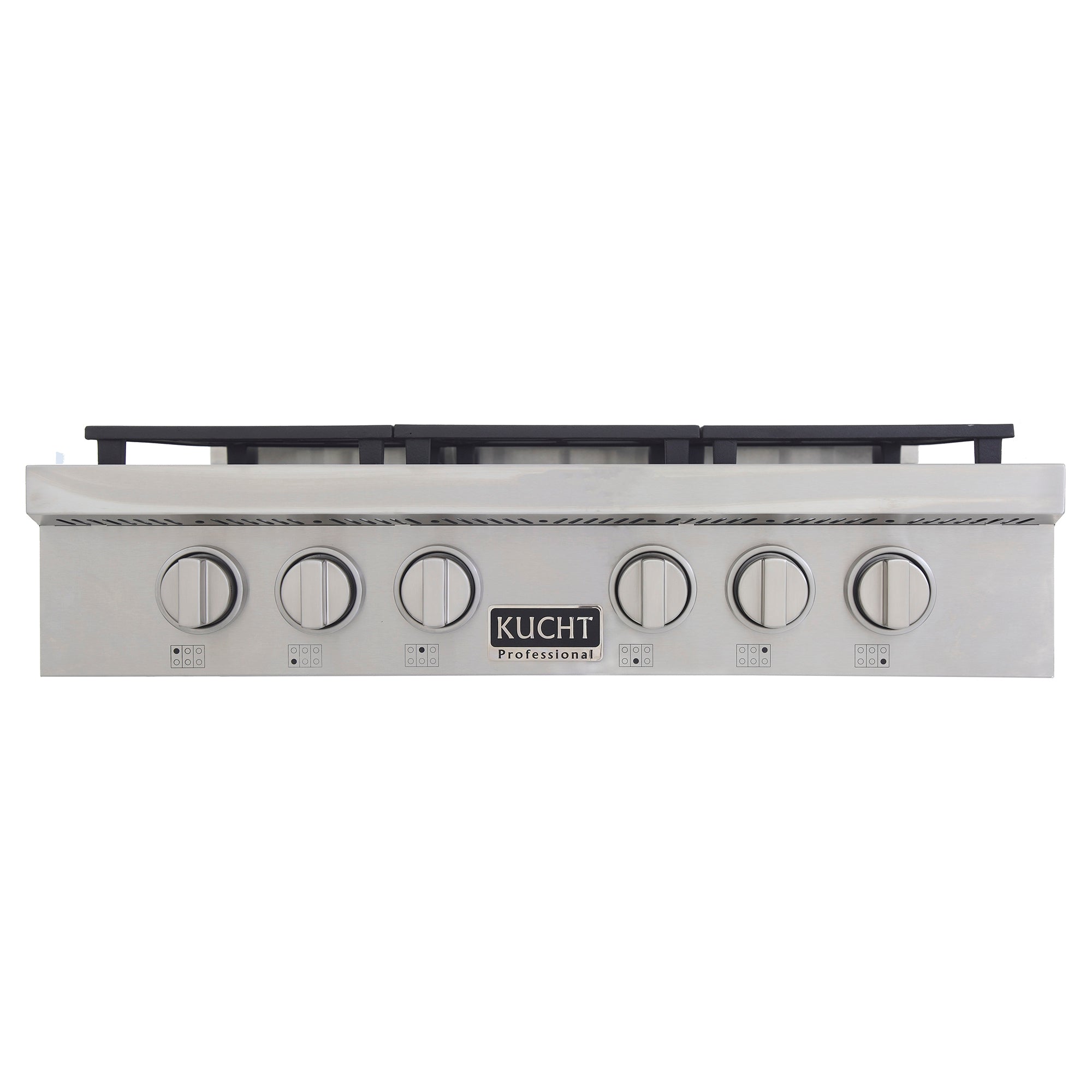 KUCHT Professional 36 in. Natural Gas Range Top with Sealed Burners in Stainless Steel