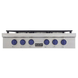 KUCHT Professional 36 in. Propane Gas Range Top with Sealed Burners in Stainless Steel