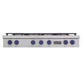 KUCHT Professional 48 in. Natural Gas Range Top with Sealed Burners in Stainless Steel