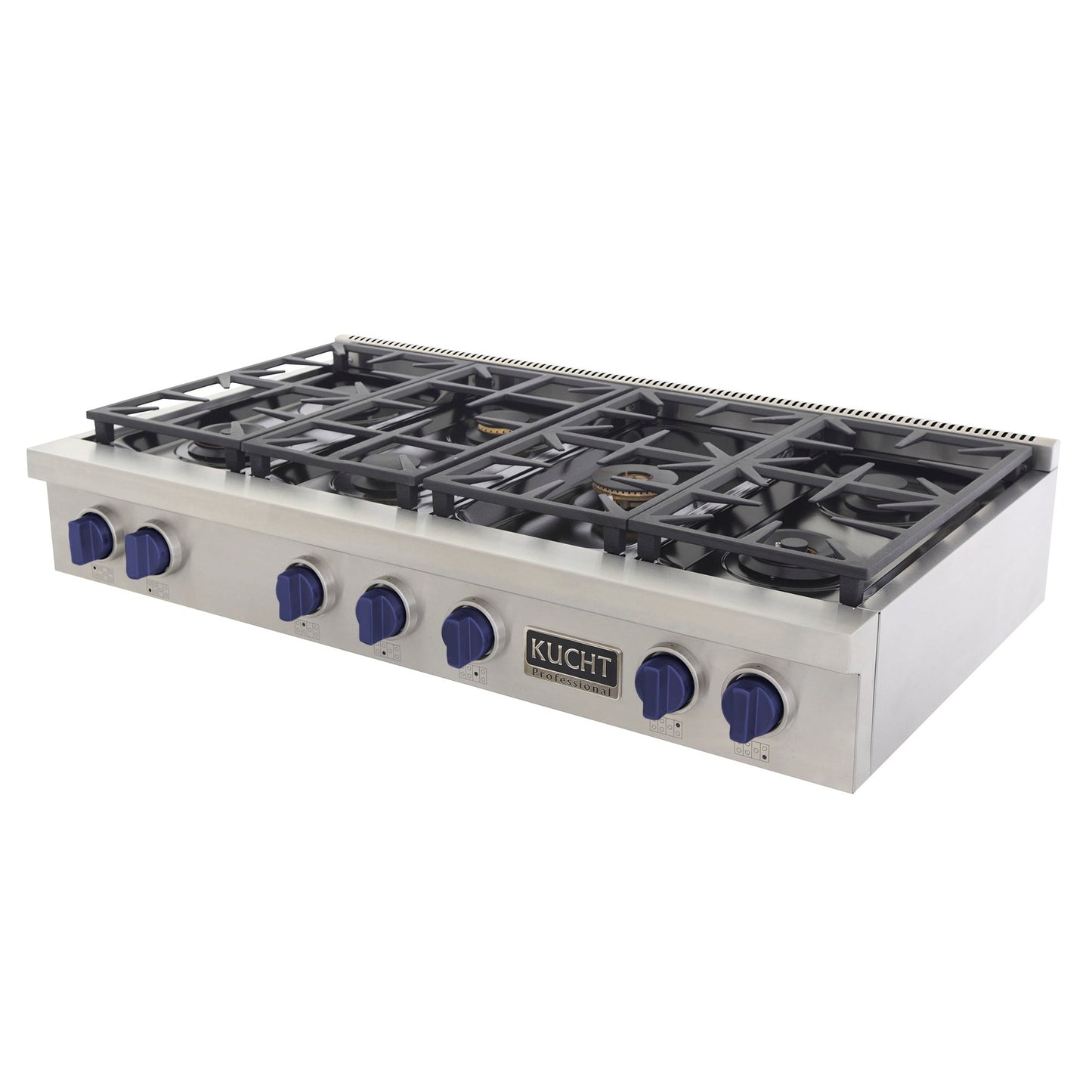 KUCHT Professional 48 in. Natural Gas Range Top with Sealed Burners in Stainless Steel