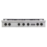 KUCHT Professional 48 in. ft Propane Gas Range Top with Sealed Burners in Stainless Steel