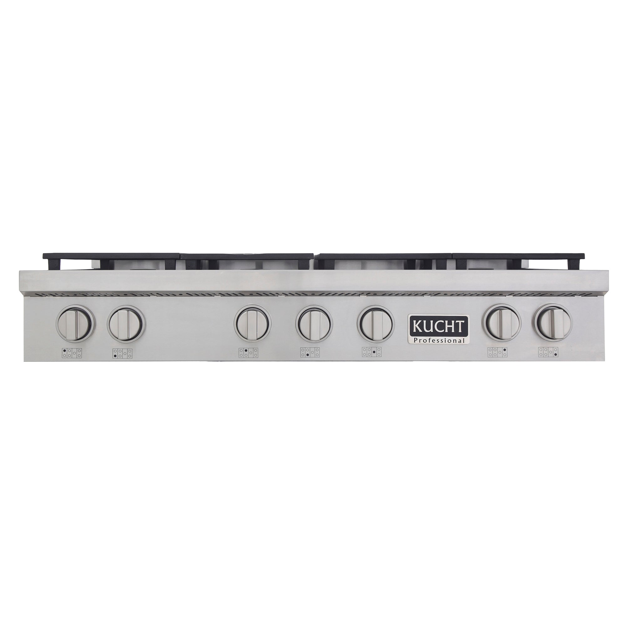 KUCHT Professional 48 in. Natural Gas Range Top with Sealed Burners in Stainless Steel